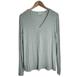 Cabi Tunic Top‎ Women's Small V-Neck Long Sleeve #5192 Heather Green